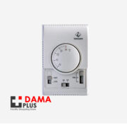 ترموستات اتاقی 35 درجه دیسکی با کلید دور موتور تکبان TCR-500