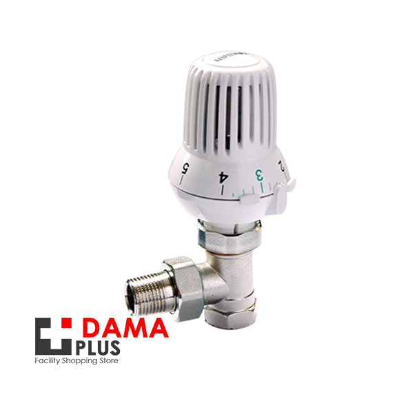 شیر ترموستاتیک رادیاتور تکبان مدل TRV2 زاویه دار