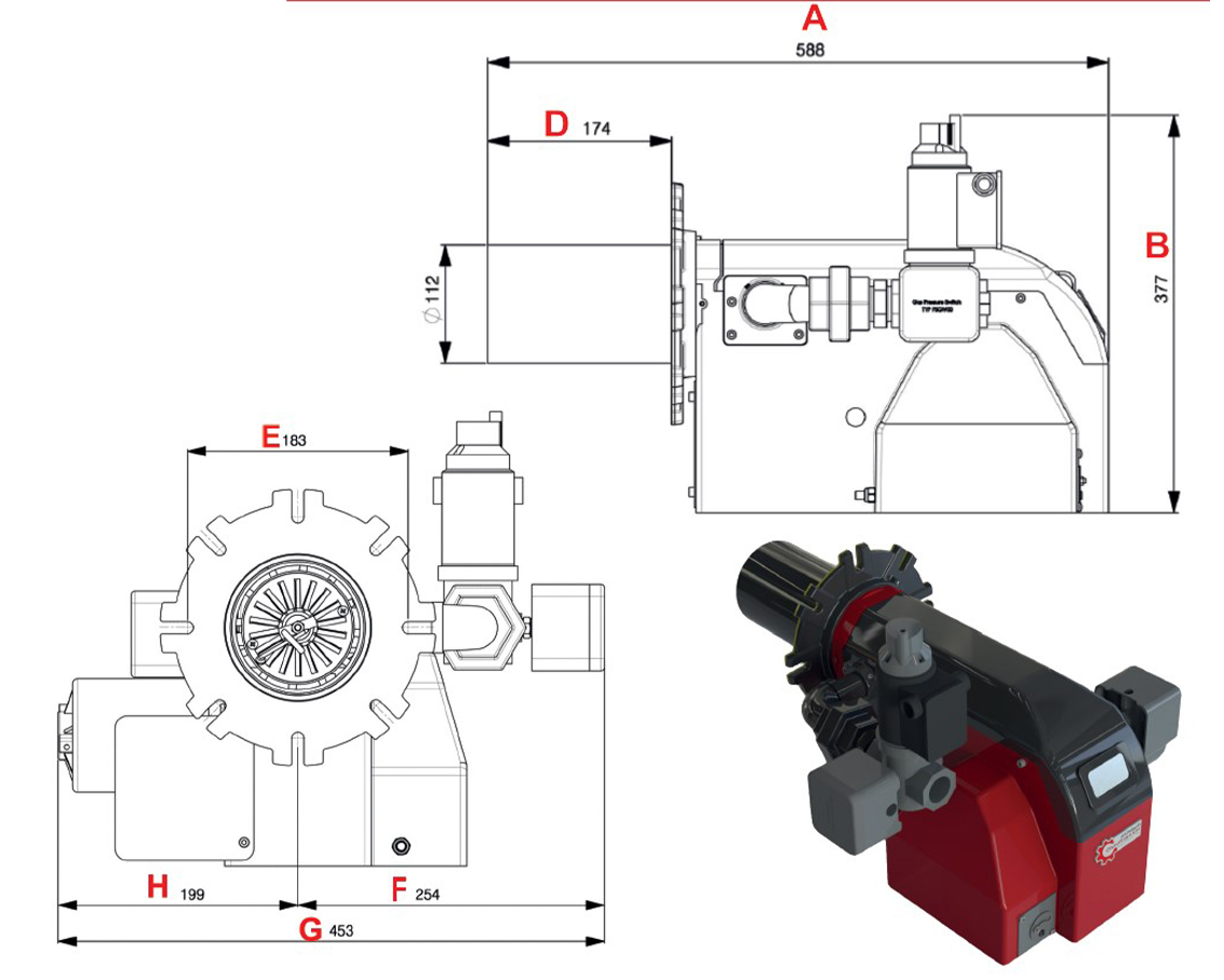 مشخصات مشعل G180